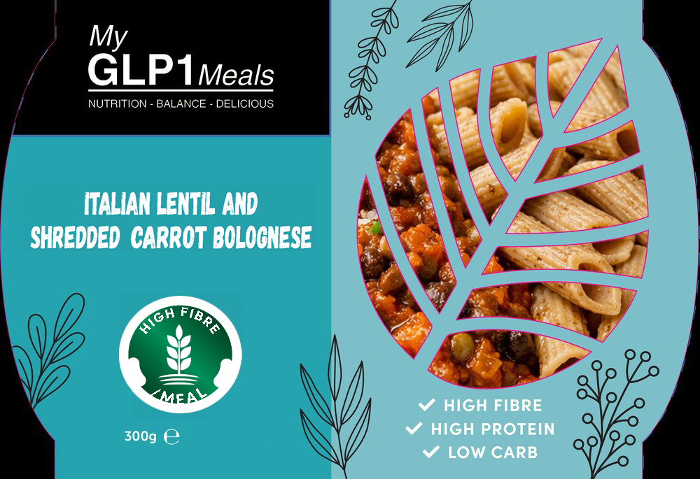 Italian Lentil and Shredded Carrot Bolognese with Wholemeal Pasta – Vegan