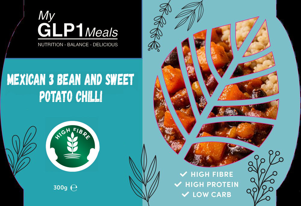 Mexican 3 Bean and Sweet Potato Chilli with Wholegrain Rice
