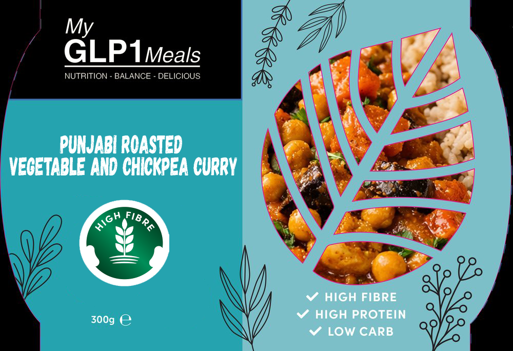 Punjabi Roasted Vegetable and Chickpea Curry and Wholegrain Rice – Vegan
